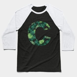 C letter - palm leaves Baseball T-Shirt